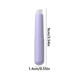 Nail Art Silicone Head Nail Brush Makeup Applicator Sticks Reusable Chrome Glitter Applying Easy-Daub Pigment Manicure Tools