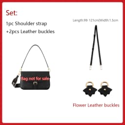 Cowhide Bag Strap For Lv Diane Bag,Shoulder Strap Bag Belt Crossbodybag Strap,genuine Leather Durable Bag Replacement Accessory