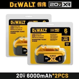 Dewalt 20V 6.0Ah Battery 5.0Ah Power Tool Replacement Battery Dewalt DCB206 DCB205 DCB1104 Charger Battery Bundle Available