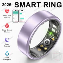 2026 New Smart Ring Heart Rate Blood Pressure Sleep Monitor Motion Tracker IP68 Waterproof Men Women Smart Ring Holiday Gift R10