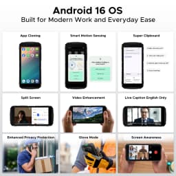 DOOGEE 5.5" Fire 3 Rugged Smart Phone 8350mAh Battery Android 16 12GB RAM(3+9) 64GB ROM Widevine L1 Google Pay Support Smartphone NFC