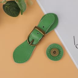 Genuine Leather Bags Clasp Metal Snap Handmade Wallet Clasp Card Pack Hasp Clasp Buckle Wallet Handbag Button Accessories