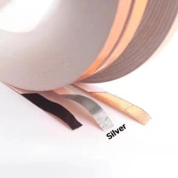 3pcs Black/Silver/Gold Backed Copper Foil for Stained Glass Hand Foiler Supplies Craft Art Tools