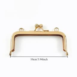 1-5Pcs Deepeel 10/15/19cm Square Smooth Metal Bags Handle Purse Frame Handbag Lock Kiss Clasp DIY Wallet Bracket Bag Accessories
