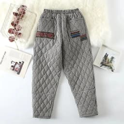 Middle Aged Mother Women's Winter Warm Pants 2024 Elegant Cotton-Padded Pants Loose Harem Pants Female Retro Casual Trousers