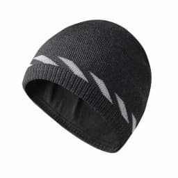 High Visibility Safety Beanie Reflective Knit Ribbed Hats Warm Winter Bonnets for Night Running Hiking Cycling