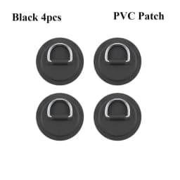 1/4Pcs Surfboard Dinghy Boat PVC Patch PVC D Rings Patch Deck Rigging Sup Board Round Ring Pad Kayaking Boat Surfing Accessories