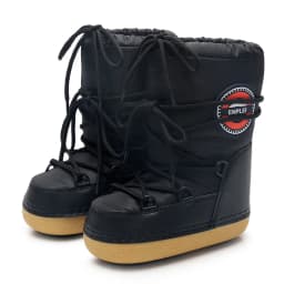 2024 Winter Snow Boots Women Ski Boots Fluffy Hairy Lace Up Middle Calf Platform Flat With White Ski Boots