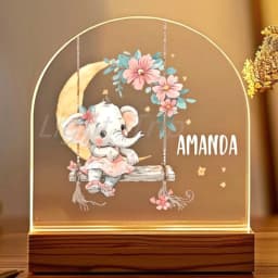 Personalized Night Light Customized Christmas Gift Gift for Birthday Girl Daughter Boy Him Baby Shower Dad Mom Her Boyfriend