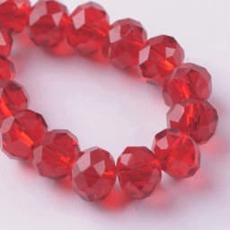 Solid Color 3x2mm 4x3mm 6x4mm 8x6mm 10x7mm 12x8mm Rondelle Faceted Czech Crystal Glass Loose Spacer Beads for Jewelry Making DIY