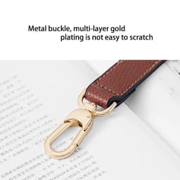 EverToner Bag Shoulder Strap For Long-champ Bag Adjustable Free Punching Modified Messenger Strap Leather Shoulder Strap