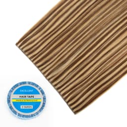 Long Flat Weft Invisible Tape Bundles Human Hair PU Skin Weft Hair Extension Injected Seamless & No-Glue Tape On Hair Weft