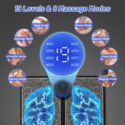 Electric Foot Massager Pad Electrostimulator Massage Mat EMS Muscle Massager Relax Feet Massage Fitness Masajeador USB Charging
