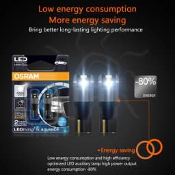 OSRAM 4/2Pcs W5W T10 LED Bulbs CANBUS No Error 194 168 Map Dome Lights Parking Light Interior Side Bulb for Hyundai Tucson Santa