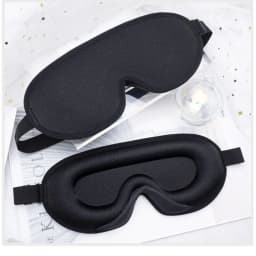 Silk Sleeping Mask Soft Smooth Sleep Mask For Eyes Travel Shade Cover Rest Relax Sleeping Blindfold Eye Cover Sleeping Aid