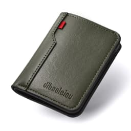 Vertical Short PU Leather Men's Wallet, Soft Leather Ultra-thin, ID Card And Credit Card Wallet Suitable for Men