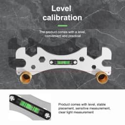 Multifunctional Bathroom Wrench Bend Angle Leveling Wrench Shower Faucet Installation Ruler Distance Measuring Tool