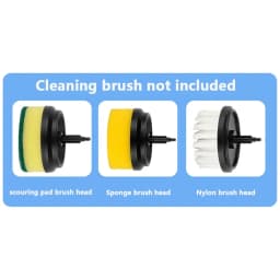 3 in 1 Electric Cleaning Brush Kitchen Dishwashing Home USB Rechargeable Electric Rotary Scrubber Household Appliances Cleaning