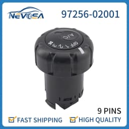 NEVOSA 97256-02001 Car Air Condition Switch For Hyundai Atos AC Heater Panel Climate Temperature Control Knob 9Pins 9725602001