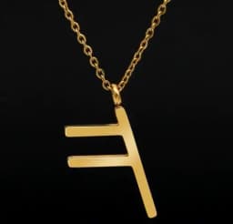 customer women rune necklace style