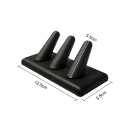High-quality Velvet Or PU Leather Jwelry Display Stand Ring Storage Display Stand Jewelry Store Counter Display Stand For Rings
