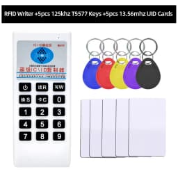 Handheld 125Khz 13.56MHZ Copier Duplicator Cloner RFID NFC IC Card Reader & Writer Access Control Card Tag Duplicator