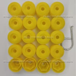 Car Wheel Lug Nut Bolt Cover Cap 17mm for VW Volkswagen Scirocco Touran Tiguan Jetta Golf MK7 GTI Passat B5 CC Skoda Decorations