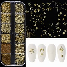 Nail Art Rhinestones Kit 2400pcs Nail Gems Ab Flatback Rhinestones Gems Stones with Storage Organizer for Design Bright Holiday