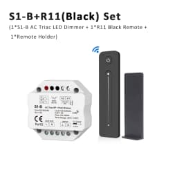 AC Triac LED Dimmer 220V 230V 110V with 2.4G Wireless RF Touch Remote Control Lamp Push PWM Dimmer Switch S1-B Dimming for Home
