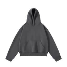 MAQVOB Top Quality 450G Heavyweight EU US Size High Street Clean Fit Short Hooded For Men And Women Loose Thick Boxy Hoodie