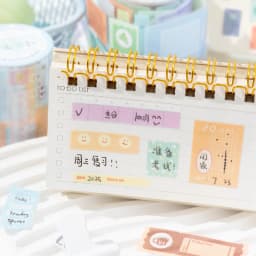 50mm * 2m/roll Kawaii Ins minimalist glitter label sticker tape DIY diary album scrapbook collage material stationery stickers