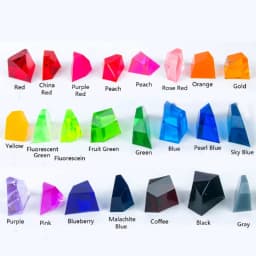 Large Bottle 80g Resin Pigment Kit Transparent Epoxy Resin Coloring Dye Pigment Colorant Dye Fading Resistance Pigment