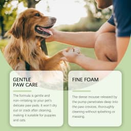 100ml Paw Cleaner Foam Dog & Cat Claw Cleaner Waterless Pet Shampoo With Brush For Rinse-Free Pet Supplies Cat Paw Deep Cleanser