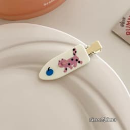 Cute Cartoon Kitten No Bend Seamless Hair Clips Side Bangs Barrette Makeup Washing Face Accessories Women Girls Styling Hairpins