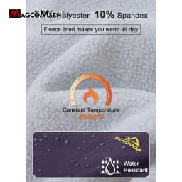 MAGCOMSEN Women's Ski Pants Winter Fleece Lined Waterproof Warm Snow Trekking Hiking Pants Outdoor Trousers Female