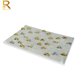 1pc Velvet Earring Jewelry Holder Soft Sponge Stud Organizer Store Counter Jewelry Pad Raiser Ring Storage Display Stand Sheet
