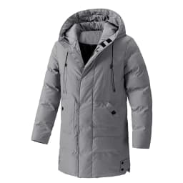Winter Men's Warm Parkas Thick Casual Windproof Long Coats Men Hooded Jackets Outwear Windbreaker Solid Male Parka Plus Size 8XL