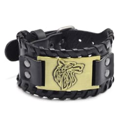 Retro Wide Leather Pirate Compass Bracelet for Men Celtic Viking Compass Bracelet Jewelry Male Accessories Gifts To Boyfriend