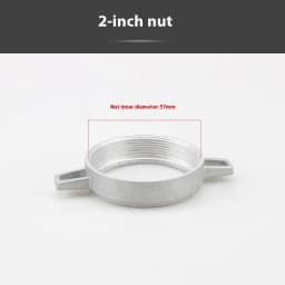 1 Set 1 Inch 3 Inch Aluminum Pipe Connector Wrench With Rubber Gasket Pump Connecting Pipe Fitting Water Pump Fittings
