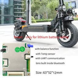 JiaBaiDa Automized Identify 7s-14s 7S 8S 9S 10S 11S 12S 13S 14S 20A 30A LFP NMC Smart BMS 24V 36V 48V Battery Management System