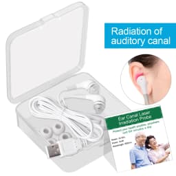Laser Therapy Rhinitis Sinusitis Machine 650nm Nose Care Bionase Tinnitus Ear Laser Therapy LLLT Irradiation Media Deafness USB