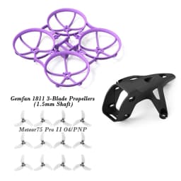 BETAFPV Meteor75 Pro II Canopy II for O4 Air Unit and Brushless Whoop Frame, Gemfan 1811 3-Blade Propellers Parts and Spares