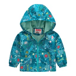 Boys and Girls Wind Cap Coat Assorted Cartoon Pattern Printed Zipper Coat Children Spring Wear