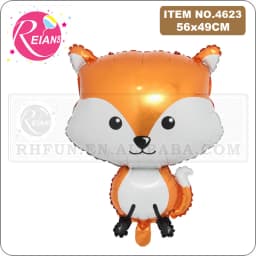 Forest Animal Foil Balloons Fox Hedgehog Squirrel Raccoon owl bear Helium Ballon Birthday Party Decoration Kids Toy Baby Shower