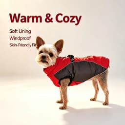 Winter Dog Clothes For Small Dogs Cats Waterproof Pet Warm Reflective Vest Jackets With D-ring Chihuahua French Bulldog Coats