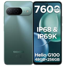 DOOGEE B10 Smartphone IP68 Waterproof Android 16 6.63”Helio G100 7600mAh Battery 48GB RAM(6+42) 256GB ROM Google Pay Supports