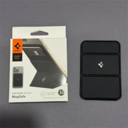 Spigen Leather Smart Fold For MagSafe Card Holder For iPhone 18 17 Air 12 13 14 Plus 15 16 17 Pro Max Folding Bracket Card Bag