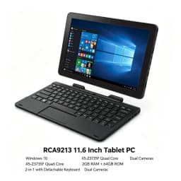 11.6 Inch 2GB RAM 64GB ROM RCA9213 WINDOWS 10 Tablet PC X5-Z3735F Quad Core Up to 1.44 GHz 1366 X 768 IPS Dual Camera WIFI