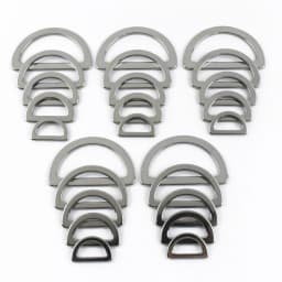 5/10/20Pcs 15-38mm D Ring Stainless Steel Bag Buckle Webbing Strap Connector Hook Dog Collar Decor Loop DIY Hardware Accessories