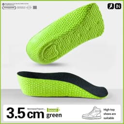 Memory Foam Height Increase Insoles for Men Women Shoes Flat Feet Arch Support Orthopedic Insoles Sneakers Heel Lift Care Insole